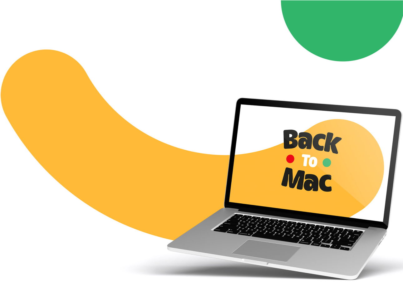 Un macbook reconditionné avec un sourire